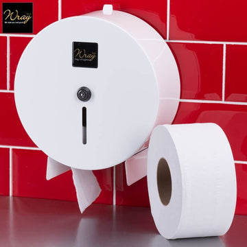 Mini Jumbo Toilet Roll Dispenser Metal