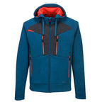 metro blue dx472 zipped hoodie