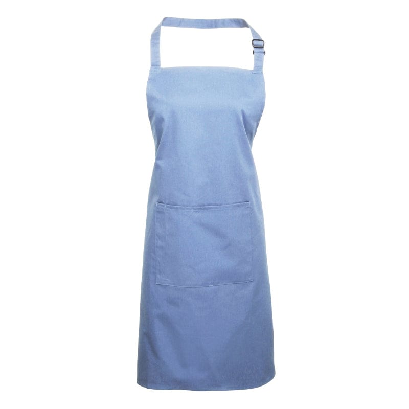 mid blue pen pocket apron