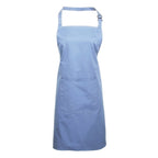 mid blue pen pocket apron