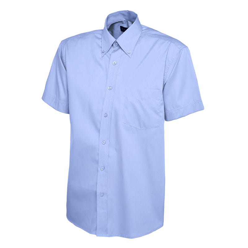 mid blue pinpoint oxford shirt