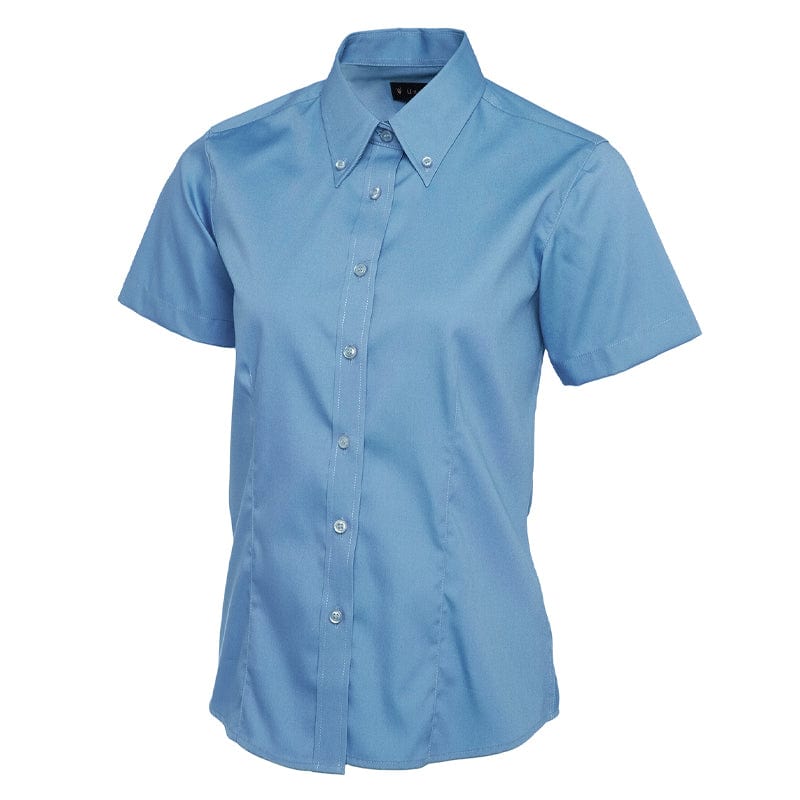 mid blue tailored shirt uc704