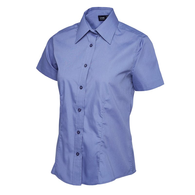 mid blue uneek uc712 shirt