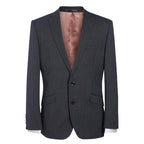 mid grey single breasted breathable jacket