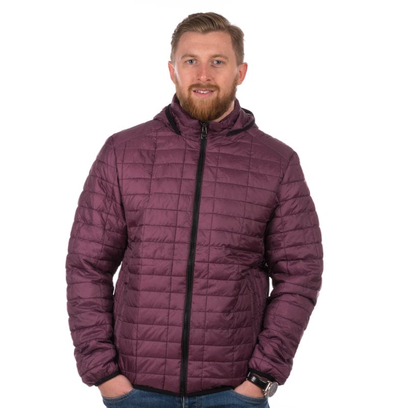 mulberry honeycomb padded jacket