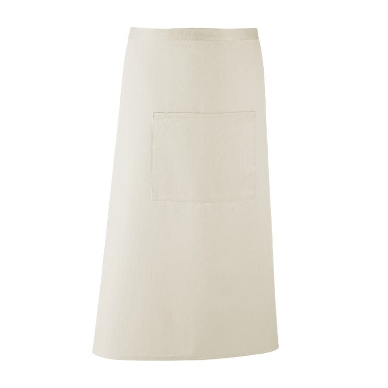 natural bar worker long apron