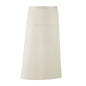 natural bar worker long apron