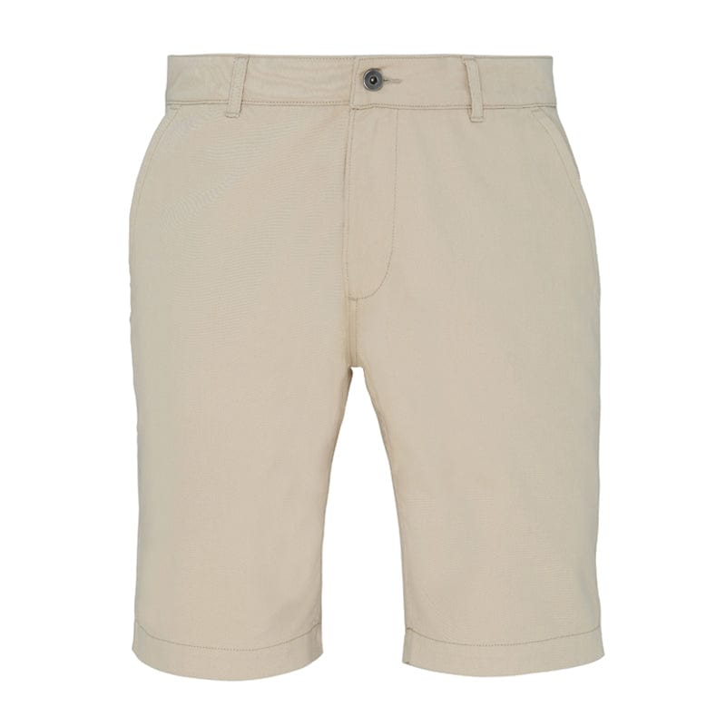 natural button fastening chino trousers