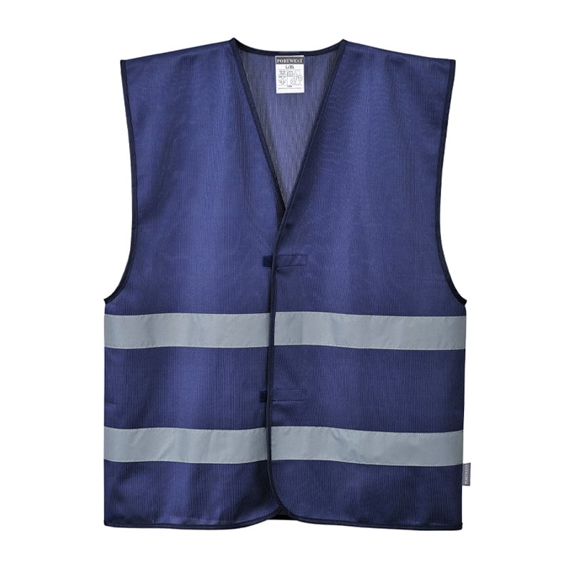 navy 2 band workwear vest