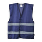 navy 2 band workwear vest
