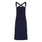 navy barber apron pr129