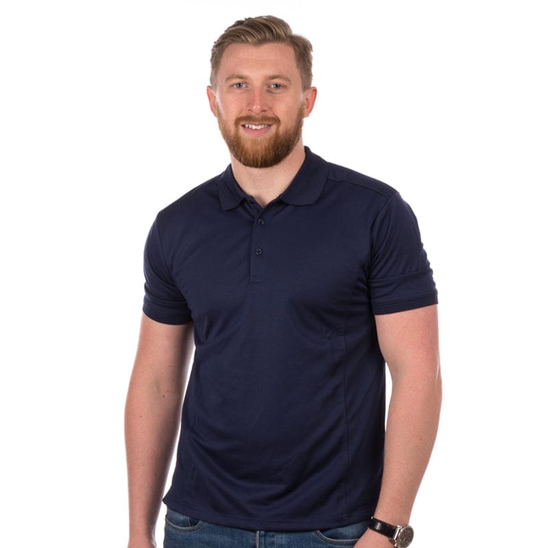 navy blue premier pique polo pr615