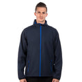 navy breathable softshell jacket