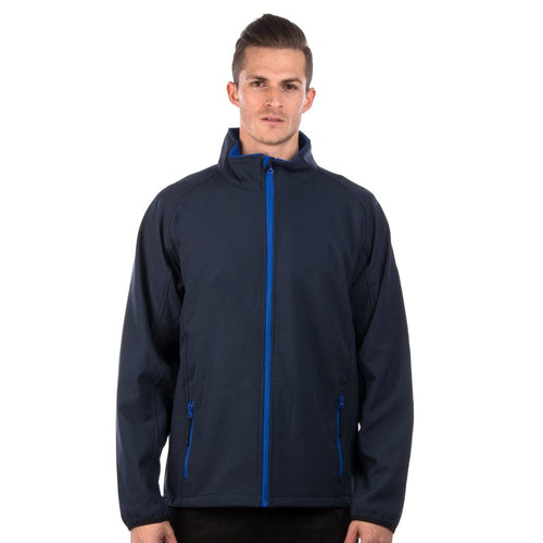 navy breathable softshell jacket