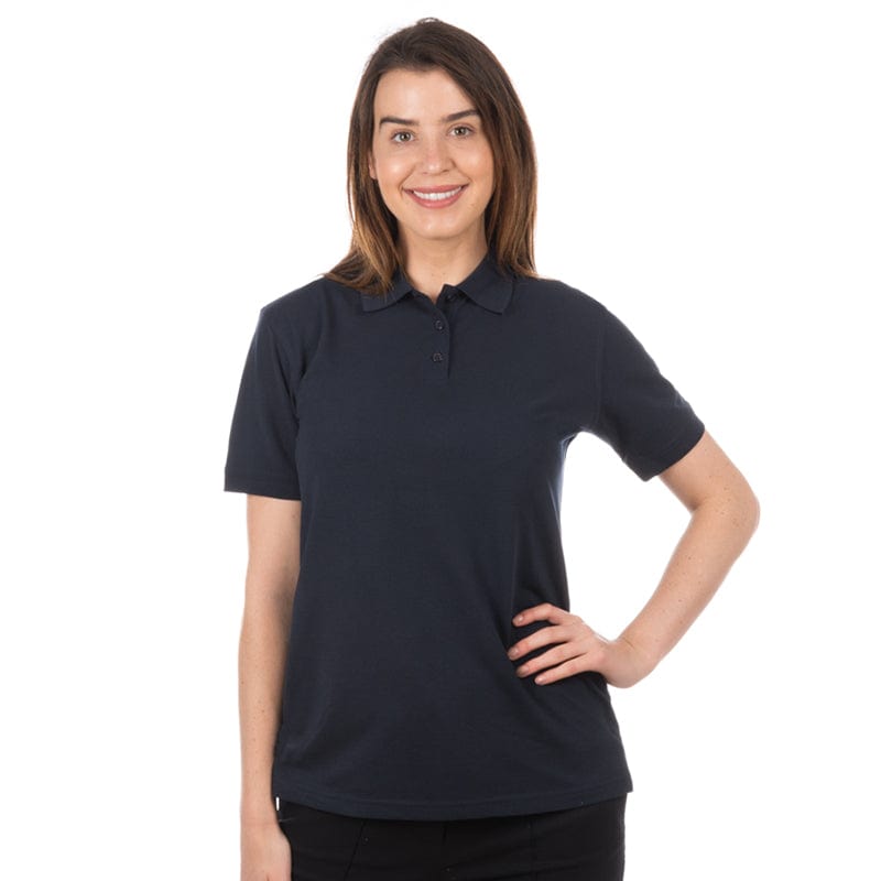 navy classic ladies polo kk703