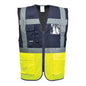 navy contrast high vis vest