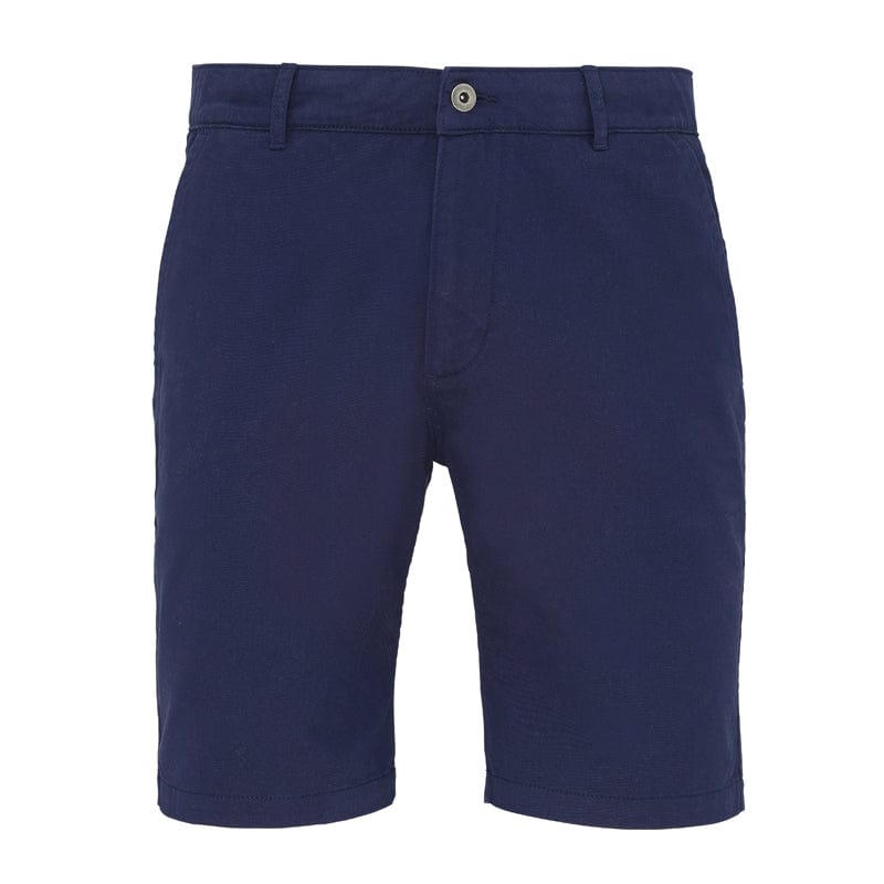 navy cotton chino shorts