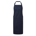 navy fairtrade poly cotton apron