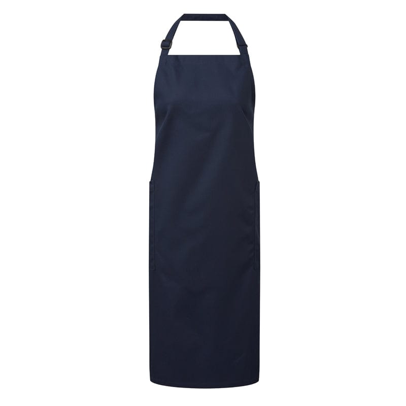 navy fairtrade poly cotton apron
