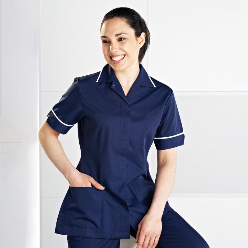 navy healthcare tunic plain r1