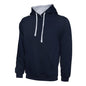 navy heather grey