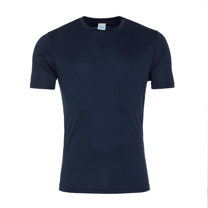 navy neoteric fabric tshirt