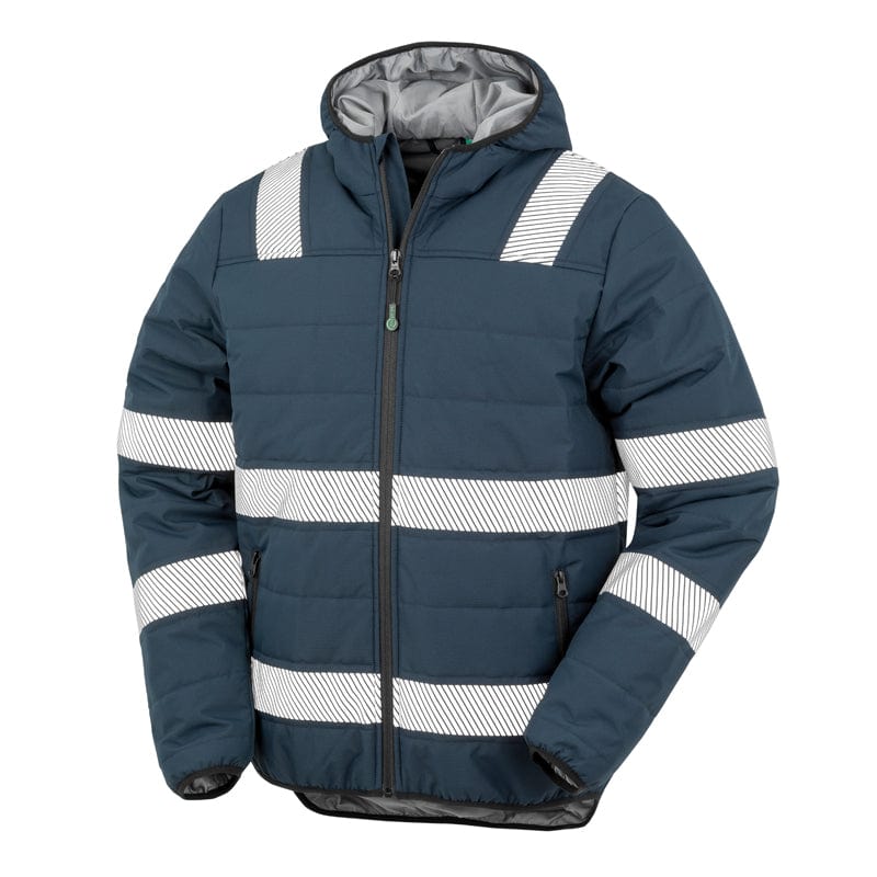 navy padded jacket r500x
