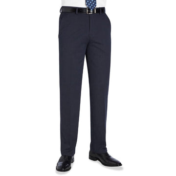 navy pindot brook taverner tailored trouser