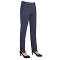 navy pindot eclipse slim trouser brook taverner