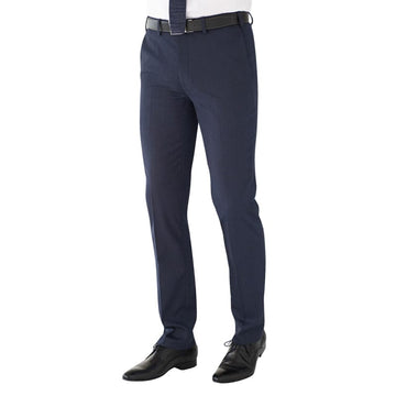 navy pindot modern trousers