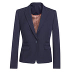 navy pindot slim jacket