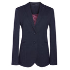 navy pindot tailored cordelia jacket brook taverner