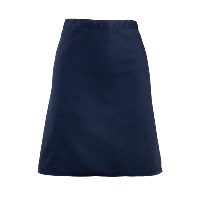 navy premier half apron