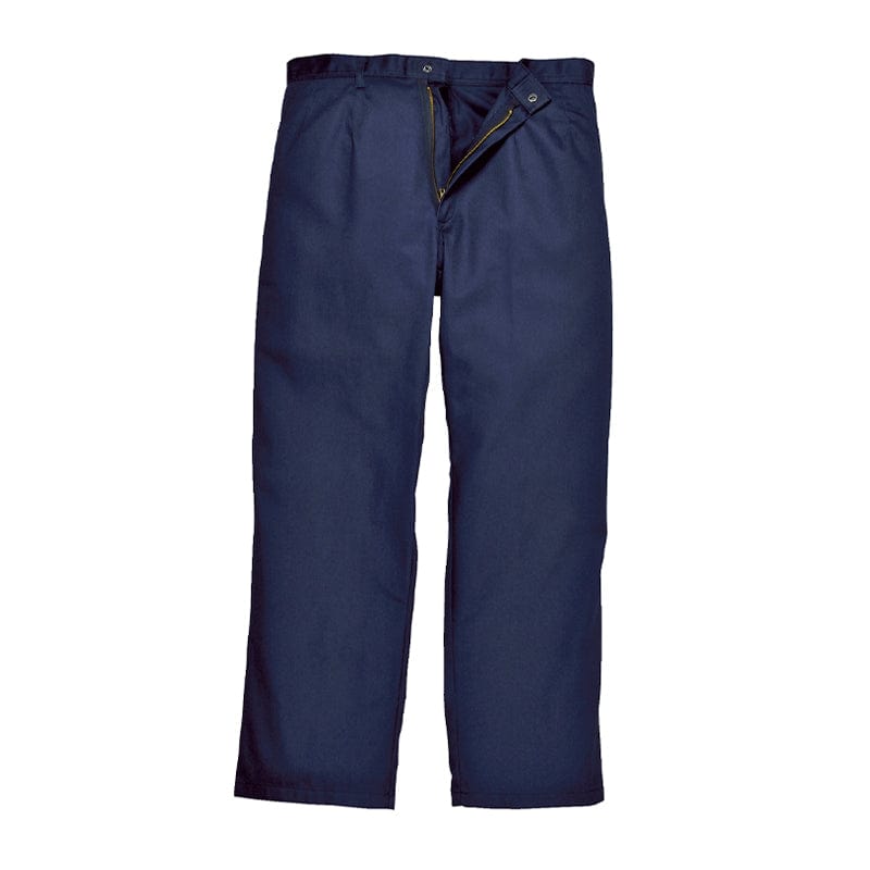 navy protective leg workwear trousers