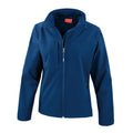navy result ladies softshell jacket