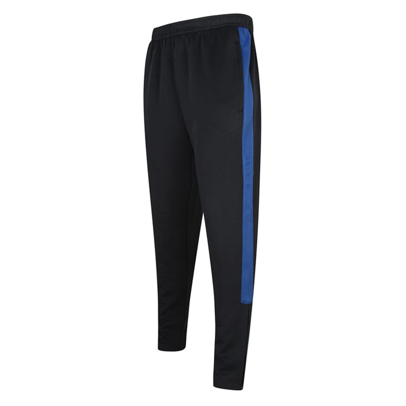 navy royal contrast tracksuit bottoms