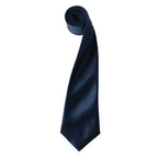 navy satin tie pr750