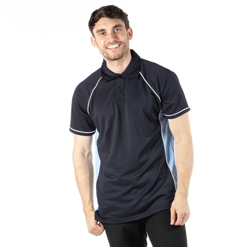 navy sky lv370 performance polo shirt