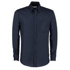 navy slim fit oxford shirt