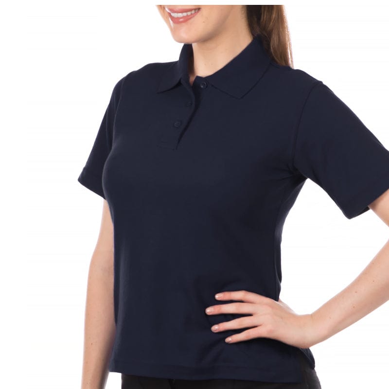 navy tailored womens polo