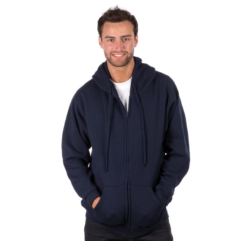 navy uneek clothing zip hoodie