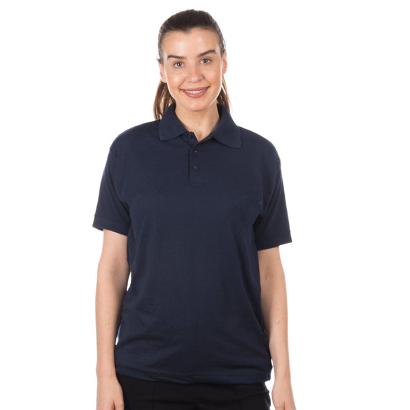 navy uneek jersey poloshirt