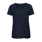 navy v neck ladies t shirt