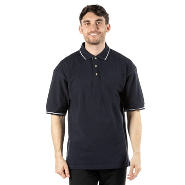 navy whitekk606 kustom kit polo