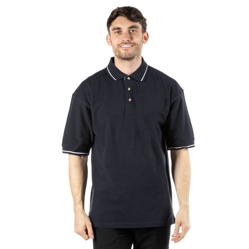 navy whitekk606 kustom kit polo