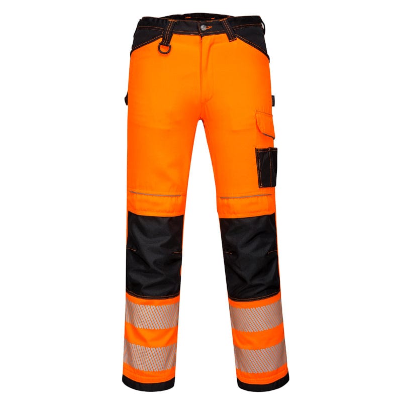 orange black reinforced trousers