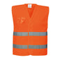 orange breathable portwest vest