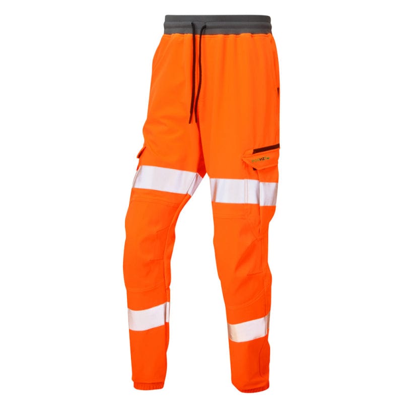 orange ecoviz skinfit joggers