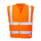 orange flame resistant high vis vest