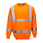 orange hi vis jumper portwest
